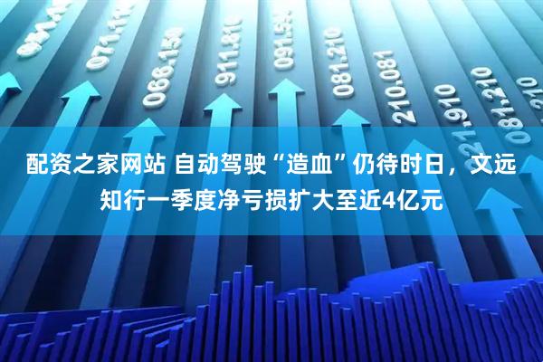 配资之家网站 自动驾驶“造血”仍待时日，文远知行一季度净亏损扩大至近4亿元